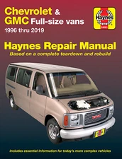 1996-2019 Chevrolet & GMC Full Size Van Haynes Repair Service Shop Manual 3777