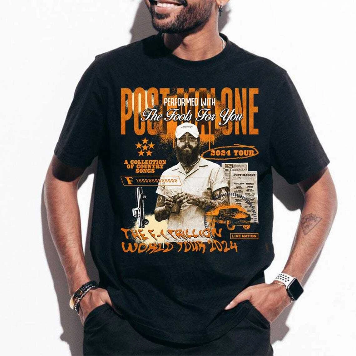 Post Malone Shirt, Post Malone Tour Music Shirt