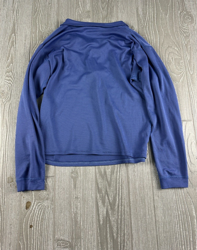 Patagonia Capilene 1/4 Zipper Youth Size 14 Blue Pullover - Picture 3 of 9