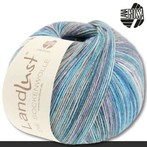 Lana Grossa 100 g Landlust die Sockenwolle 4-fädig Stricken Wolle Garn 34 Farben - Bild 98 von 103