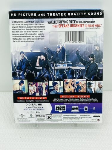 Straight Outta Compton (Blu Ray, 2015) Unrated Directors Cut - Picture 3 of 3