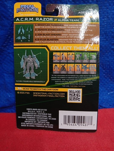 Lot 1 Final Faction Alpha Team 1 Lot Of 8 Factory Sealed Toys Free Shipping 2021 - Bild 17 von 17