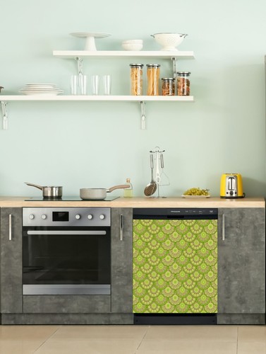 Dishwasher Magnet Cover - Reusable Magnetic Tiles Decal - Pack of 4 Tiles - V056 - Picture 2 of 8