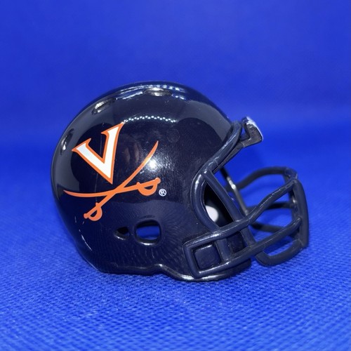 Casco profesional de bolsillo Virginia Cavaliers NCAA fútbol americano universitario azul marino Riddell ACC UVA - Imagen 8 de 12