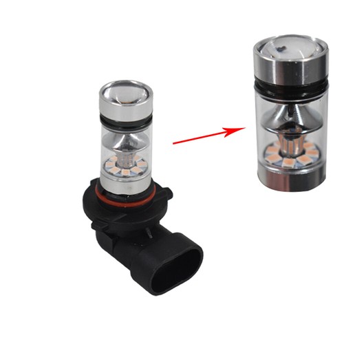 Labwork LED Fog/Head Light Bulbs Kit 9005 H10 9145 14000K 100W 1800LM Purple - Picture 6 of 10