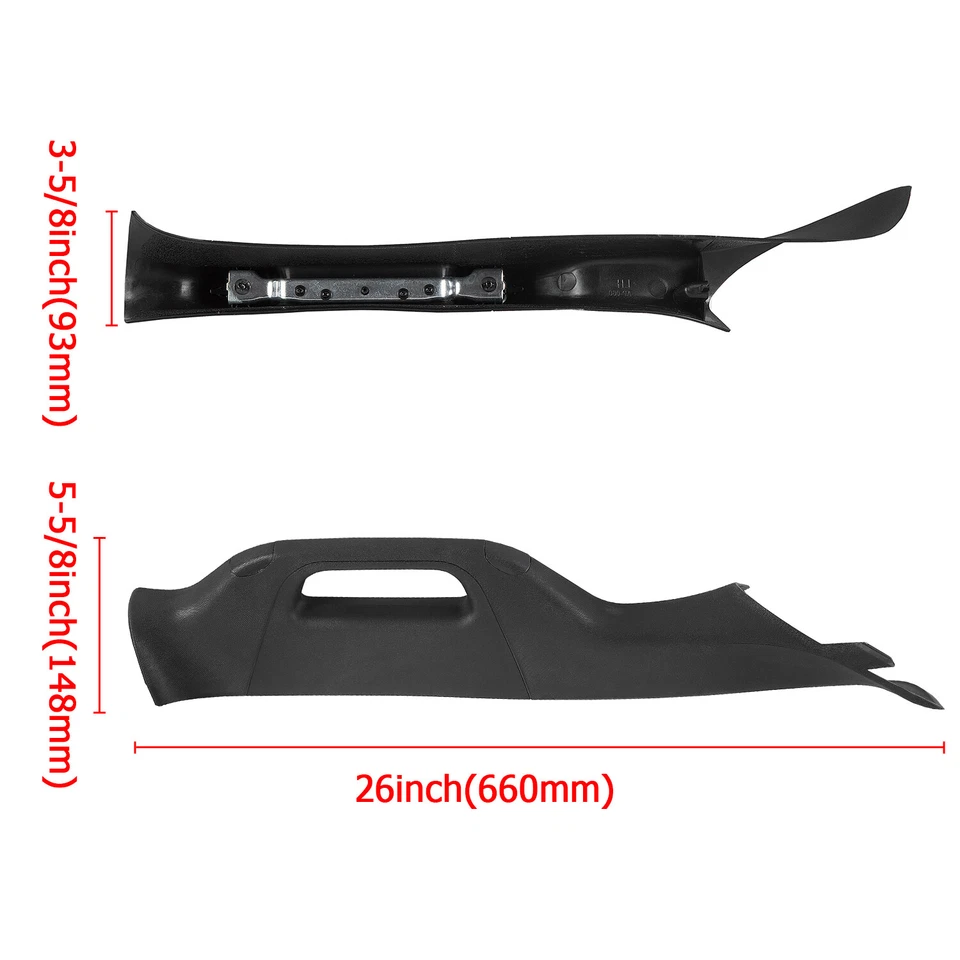 FOR 11-16 Ford F250 F350 Super Duty Left Driver A Pillar Handle Trim 12 13 14 15 Foto 3 de 4