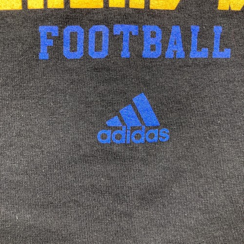 MSU Morehead State Eagles Football T Shirt Adult Medium Large Black Adidas - Picture 5 of 12