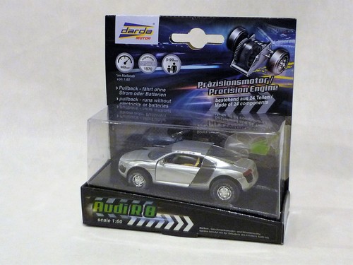 Darda 4er SET Prosche 911 - Polizei MINI - Mercedes C-Coupe - Audi R8 Rennbahn B - Bild 3 von 6
