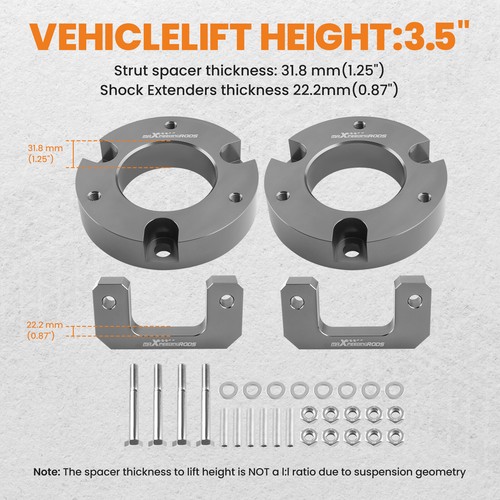 Front 3.5'' inch Level Lift Kit for GMC Yukon Sierra 1500 2WD 4WD 2007-2022 - Picture 7 of 12