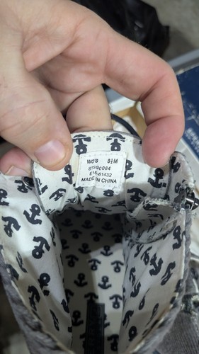 Zapatillas deportivas Sperry Top Sider Boat para mujer 8,5 altas WILMA CARBÓN STS90064 nuevas - Imagen 6 de 7