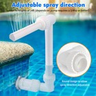 Swimming Pool Waterfall Fountain, Above Ground Pool Fountain Pool Fountain Head