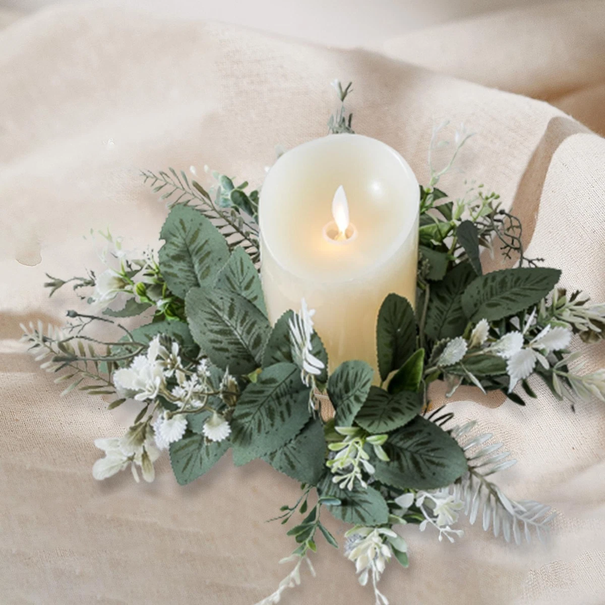 Candle wreath cheap