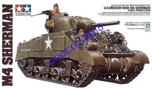 Tamiya 35190 1/35 Scale Model Kit U.S Medium Tank M4 Sherman Early Production - Picture 1 of 1
