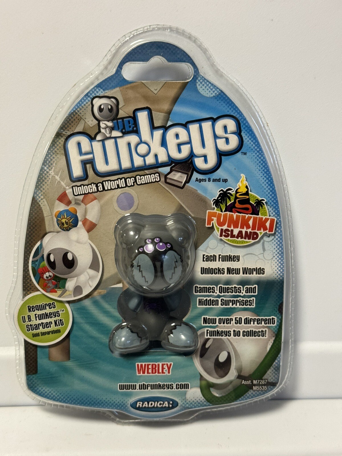 UB Funkeys Webley Funkiki Island Figure Radica 2007