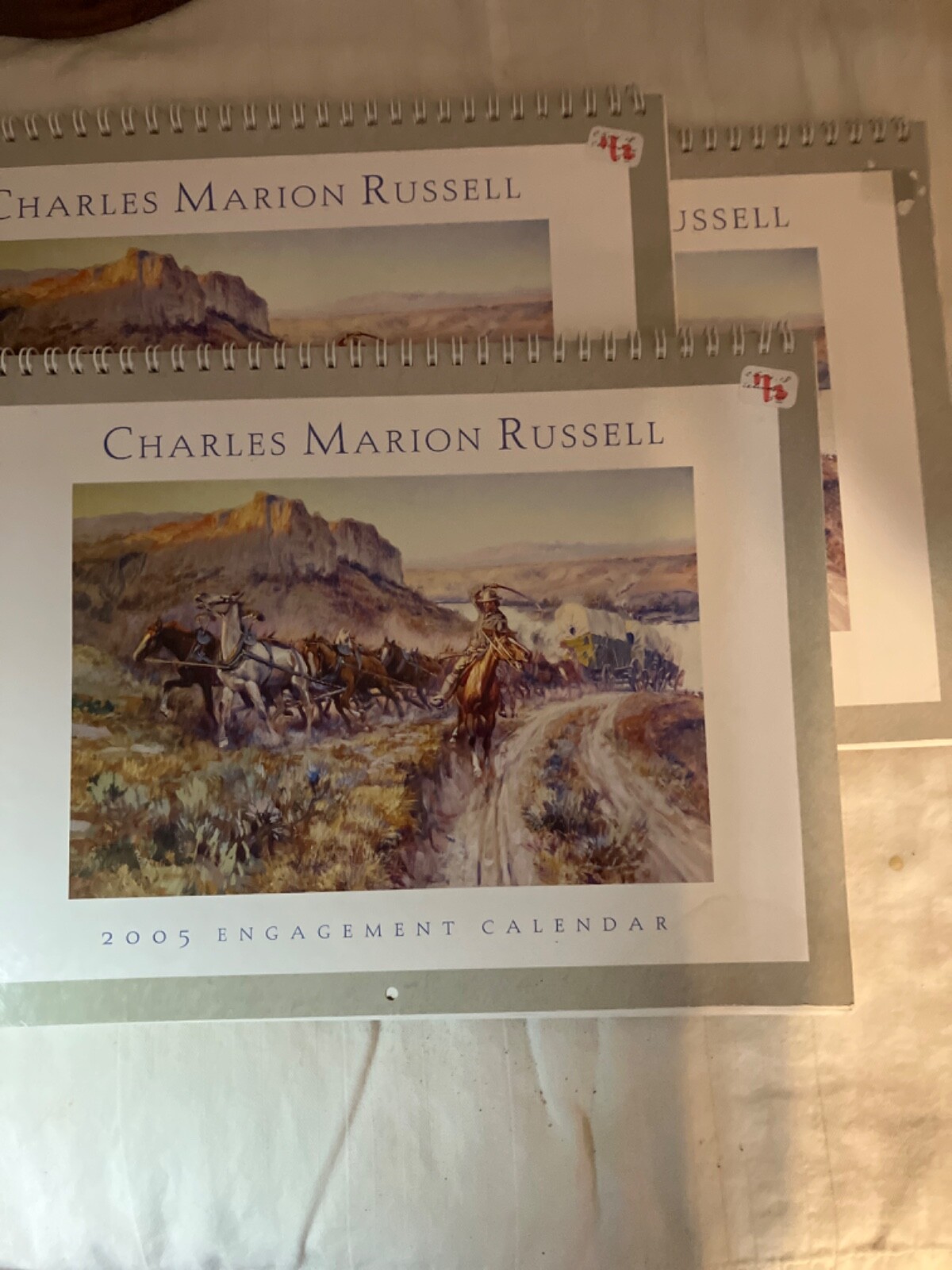 Lot of (3) Charles Marion Russell "2005" Engagement Calendars eBay