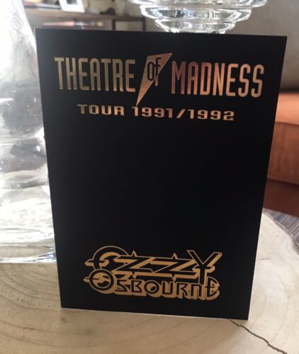 Ozzy Osbourne Fotojacke Konzert Erinnerungsstücke Theater des Wahnsinns Tour 1991-1992 - Bild 3 von 7