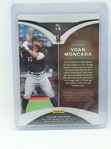 Yoan Moncada 2020 Prizm Baseball - Illumination Insert - Chicago White Sox - Picture 2 of 2
