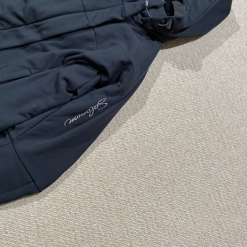 Salomon Ski Jacket Womens Small 8 10 UK Black 3-in-1 Outdor Hiking Coat Hooded - Picture 2 of 15