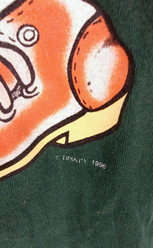 Vintage Mickey Mouse World Travel Regae Hoodie T Shirt Skate Surf BMX L Disney - Picture 3 of 5