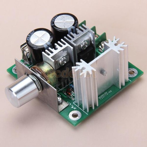 DC 12V-40V Motor Speed Control PWM Controller w/ Knob 10A Reversible Regulator - Picture 3 of 6