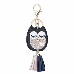 WINOMO Hibou Tassel Porte-clés Pendentif Charm Porte-clés Mode Femme Sac Déco...