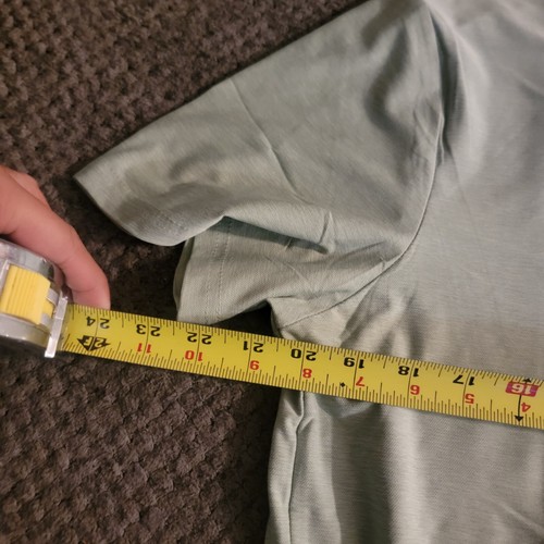 Quicksilver Mens Large L DRYFLIGHT Sage / Gray Breathable Work/Workout Shirt Top - Picture 5 of 8