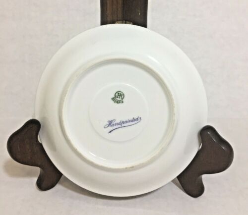 Platillo de porcelana favorito de Baviera borde dorado floral - Imagen 2 de 5
