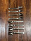 Set of (8) Vintage Midget Japan 18-8 Stainless Steel 5” Forks in Box