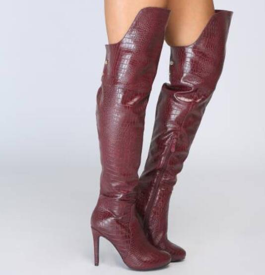 Para mujer mujer mujer Puntera Puntiaguda la rodilla botas altas tacón Zapatos botas Tacones De Aguja Caballero librar 805a23 Para mujer mujer mujer Puntera Puntiaguda la rodilla botas altas tacón Zapatos botas Tacones De Aguja Caballero librar 805a23