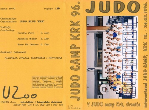 V JUDO CAMP KRK, CROATIA (1996) JUDO KARATE MARTIAL ARTS - CROATIAN VHS - Bild 1 von 2