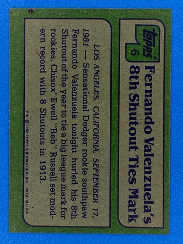 1982 Topps Baseball (1-375) Complete Your Set! 50% off offer. Free Shipping! - Picture 16 of 302