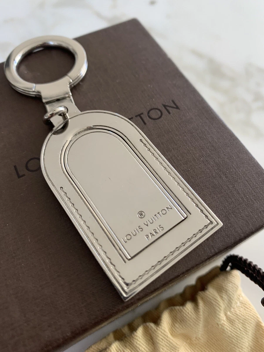 LOUIS VUITTON charm key chain name tag unused