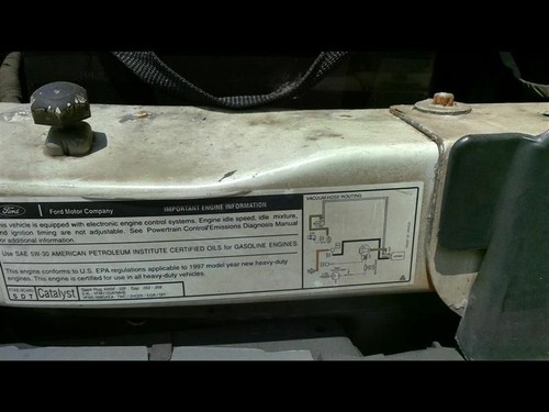 Temperature Control Front Without AC Fits 97 FORD E150 VAN 8373751 - Foto 5 di 12