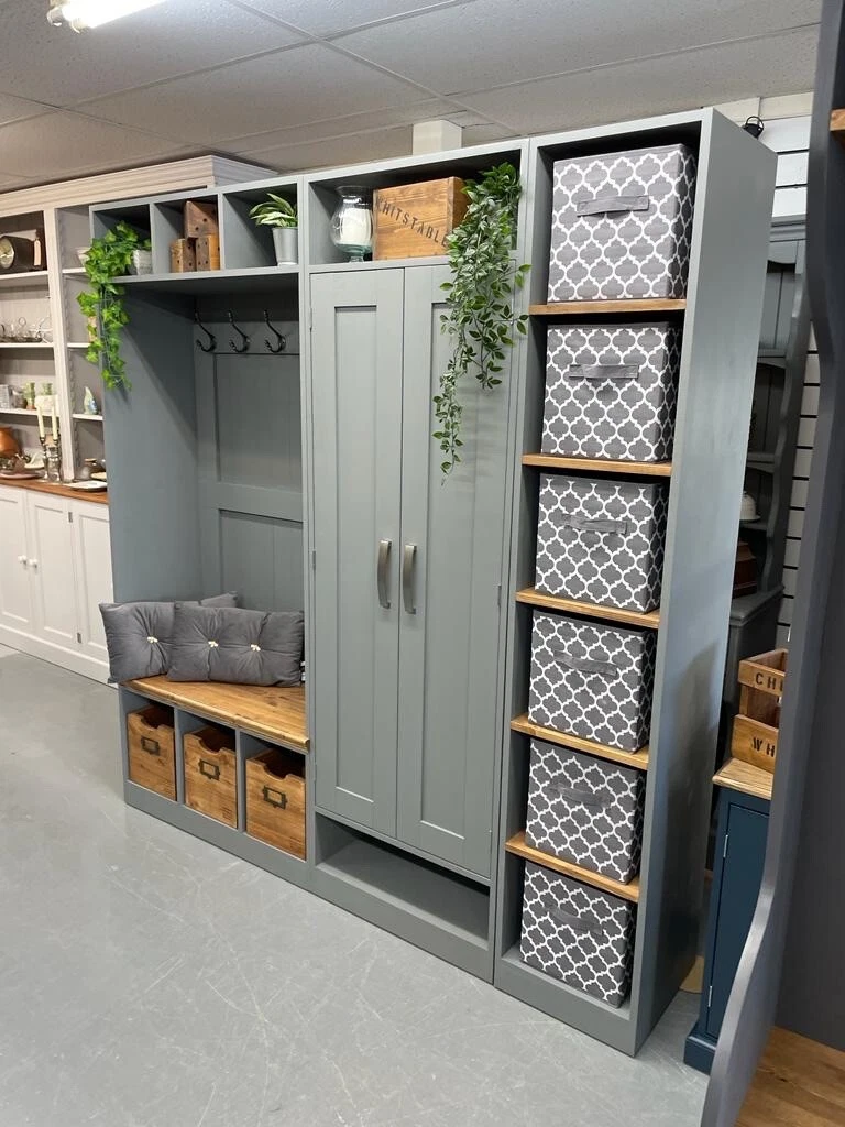 Storage Bench Shelving Shoe Coat Store mud Boot Room Mud Room