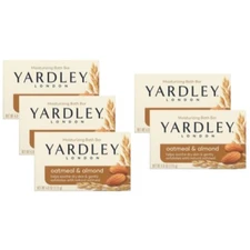 Yardley London Soap Bath Bar Oatmeal & Almond 4 Oz 120 G Pack Of 5