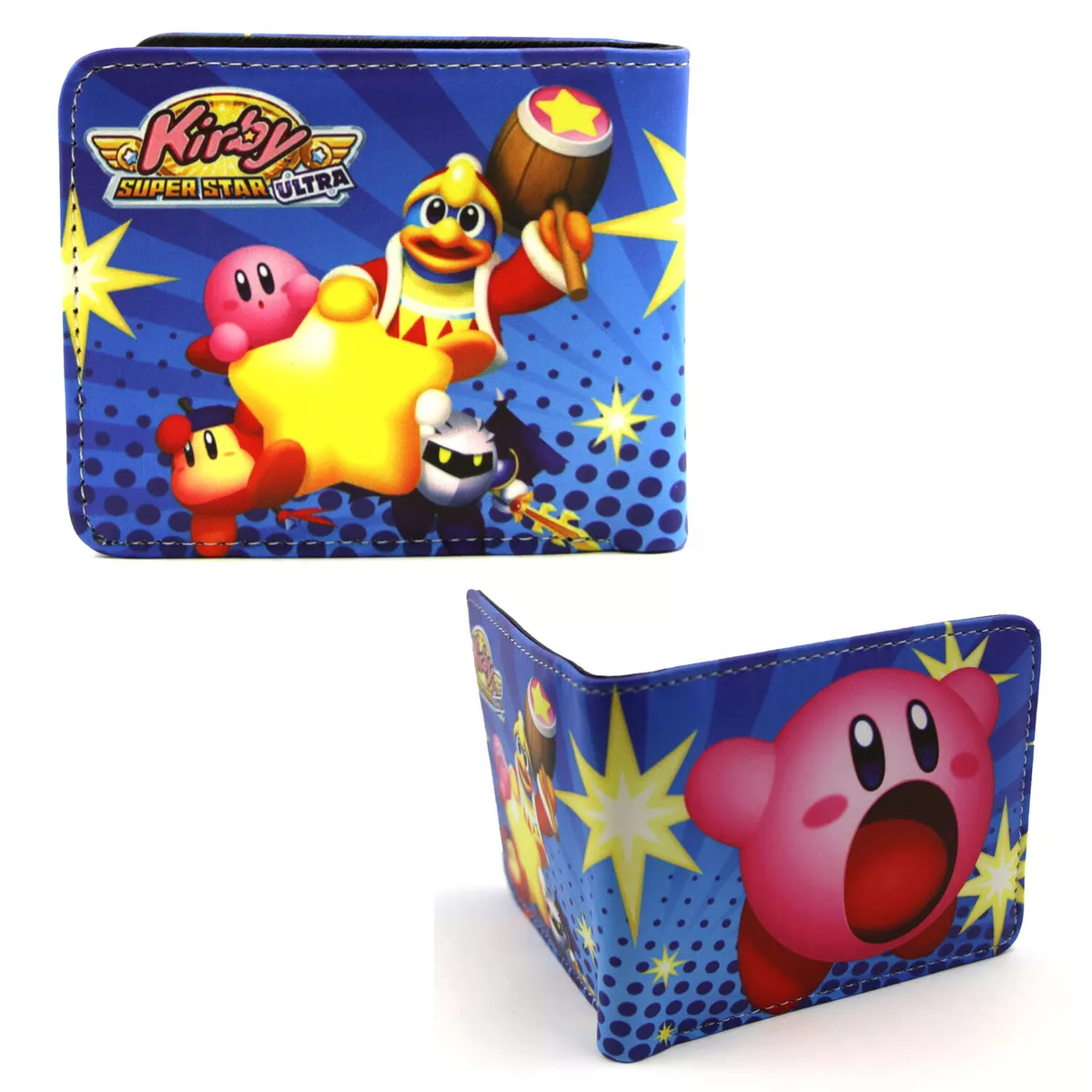 SUPER STAR ULTRA Kirby 4 in. Bi Fold Wallet (Kabi Anime Adventures Credit  Card)