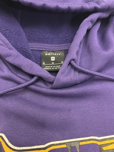 x2 Nike Minnesota State University Mavericks Purple Hoodie Sweatshirt Men's Sz M - 第 4/21 張圖片