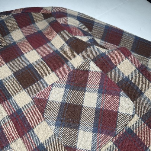 Camisa de franela vintage de los años 80 Big Mac ropa de trabajo pesada tejida con siesta en Portugal - Imagen 6 de 9