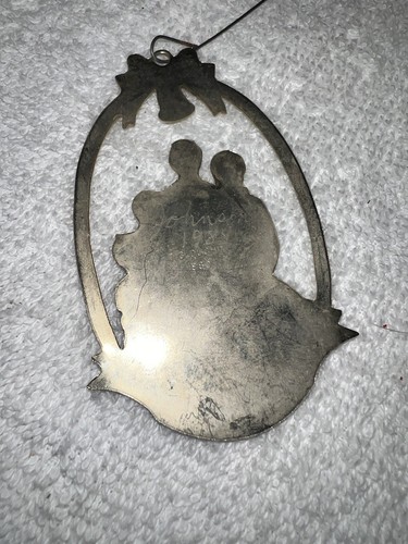 Vintage Christmas Ornaments G. Duchin Brass-Tree-Wreaths-Tewksberry Bird 8 PcLot - Picture 4 of 24