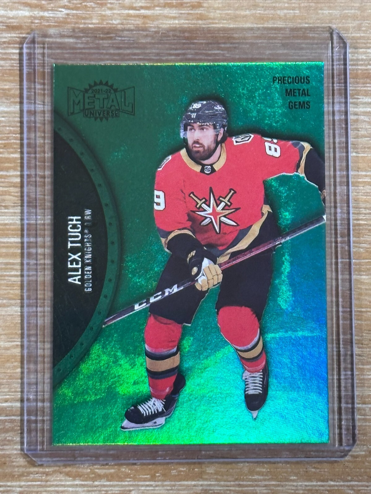 ALEX TUCH Golden Knights 2021-22 NHL Metal Universe PRECIOUS METAL GEMS /100