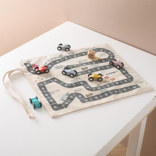 Tappetino Tela Auto Legno Auto Interazione Genitore-Bambino Educazione 35*31cm Giocattolo Montessori - Foto 11 di 27