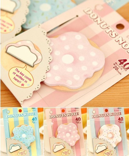 Cute Sweet Dessert Paste Bookmark Marker Memo Flag Index Pad Tab Sticky Notes - Picture 4 of 10