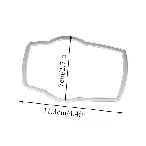 Couvercle de Boutons Multimédia en Métal Argenté 11.3x7cm pour Clavier Portable - Afbeelding 3 van 5