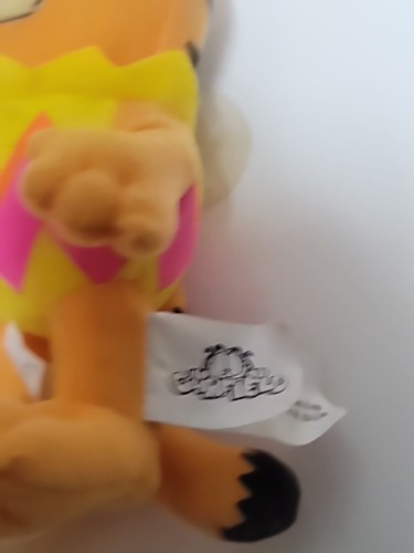 Garfield Plush Stuck On Car Window Suction Cups Make My Day Button Pin Lot - Picture 17 of 24