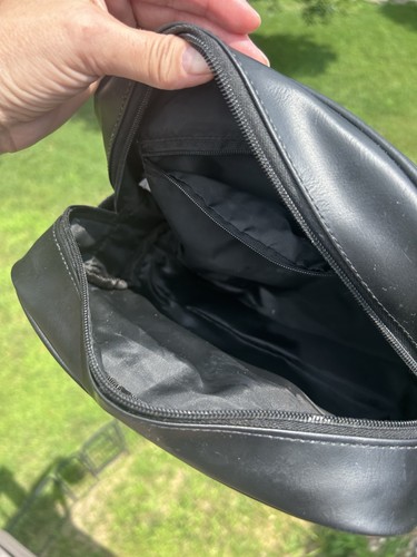 Kenneth Cole Reaction Herren Schwarz Reise Etui Rasur Kulturbeutel Tasche Etui - Bild 6 von 7