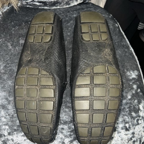 Mocasín Damier Driver de gamuza verde Monte Carlo raro Louis Vuitton para hombre EE. UU. 8,5 - Imagen 10 de 11