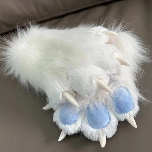 Cartoon Cosplay Costume Gloves Furry Fursuit Cat Paw Gloves Cosplay Props Gifts - Picture 24 of 27
