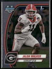 2024 Bowman University Chrome #89 Jalon Walker Georgia Bulldogs