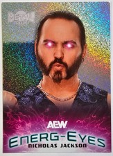 2025 Skybox Metal Universe AEW All Elite Wrestling Matt Jackson Energ-eyes  EG-3