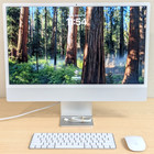 2021 Apple iMac 24" M1 3.20GHz, 8GB Ram 512GB SSD, & Keyboard & Mouse (Silver)